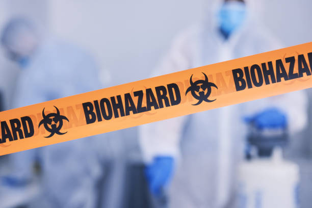 Professional Biohazard Cleanup technician working in Holdrege, NE